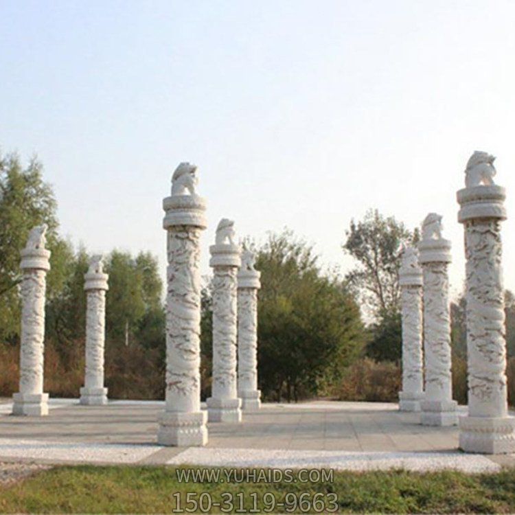 寺庙青石石龙柱 寺庙祠堂青石龙柱博鱼网页版