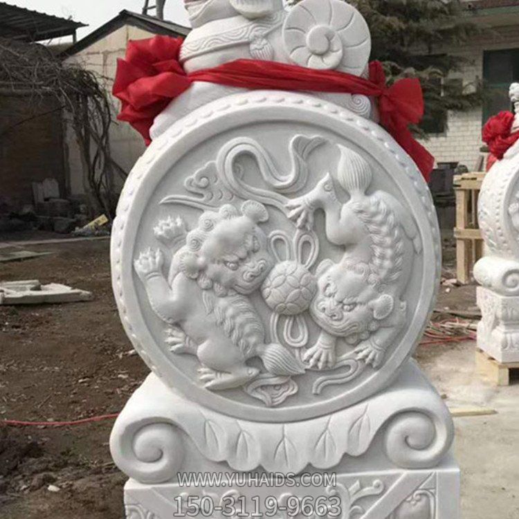 中式别墅门口摆件门墩抱鼓石博鱼网页版