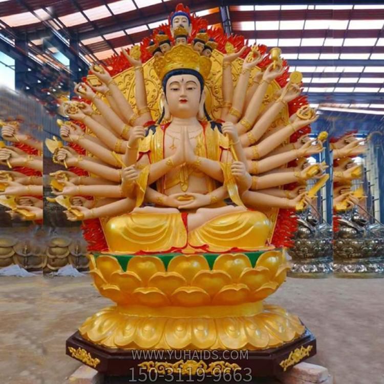 景区寺庙玻璃钢千手观音博鱼网页版