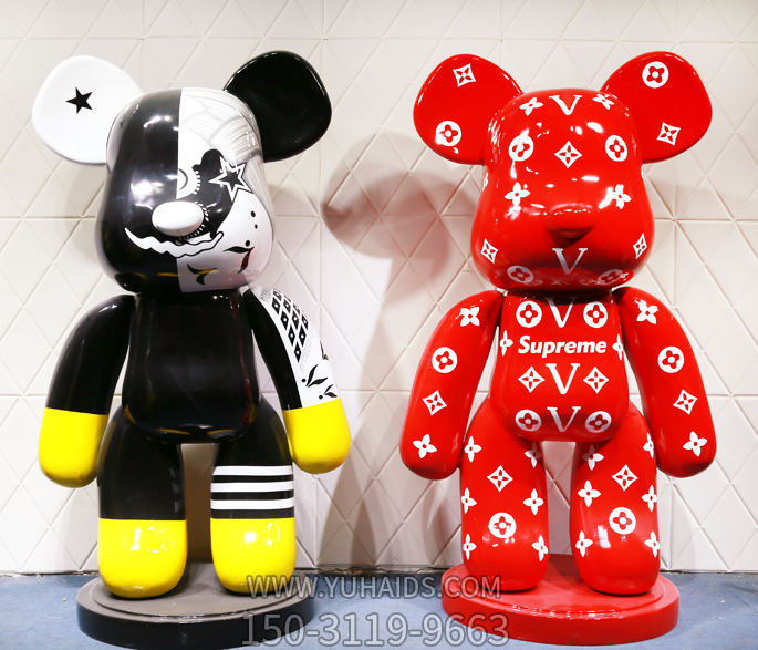 玻璃钢彩绘暴力熊ip博鱼网页版