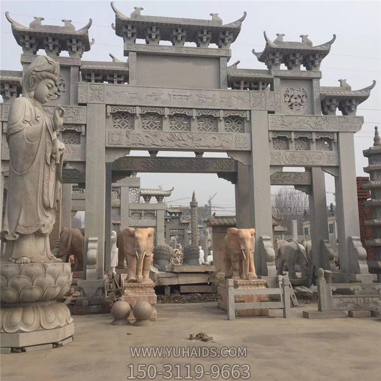 青石石雕景观大理石石雕牌坊博鱼网页版