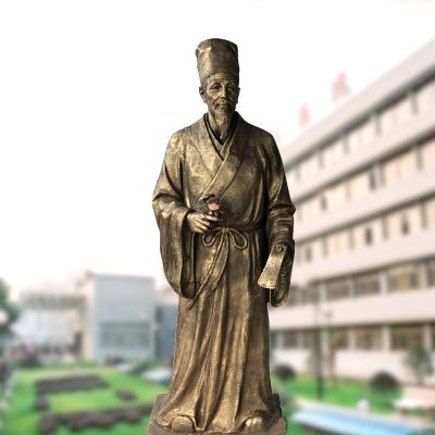 医院医学院药圣李时珍玻璃钢仿铜博鱼网页版