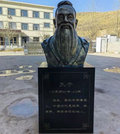 孔子胸像博鱼网页版户外园林景观名人博鱼网页版