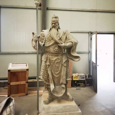 寺庙大型铜雕武财神博鱼网页版摆件