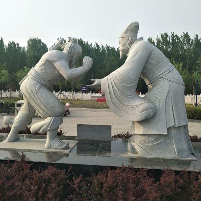 广场大型石雕户外景观人物博鱼网页版