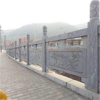 景区海边大理石石雕栏杆栏板摆件