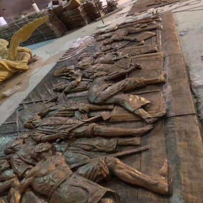 小区庭院铜雕影壁博鱼网页版