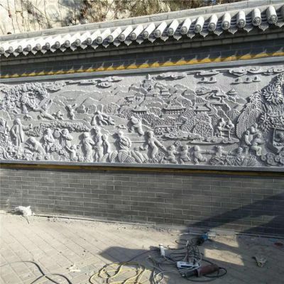 大理石庭院小区浮雕影壁博鱼网页版