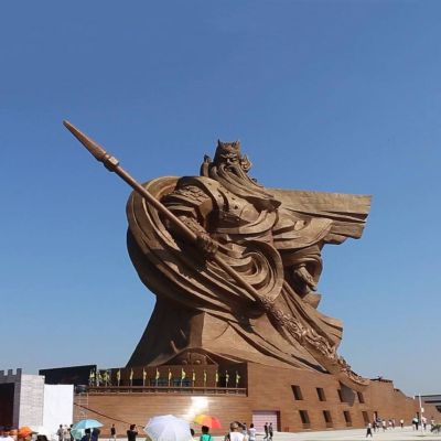 户外广场大型不锈钢武财神关公博鱼网页版