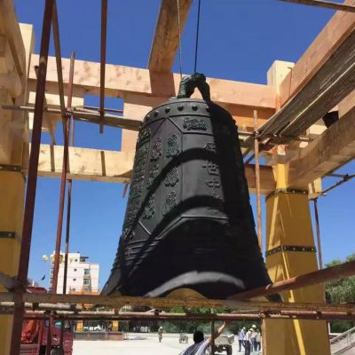 青铜铸造大型长鸣警钟 寺院装饰祈福挂钟博鱼网页版