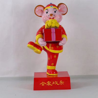 玻璃钢彩绘阖家欢乐老鼠博鱼网页版