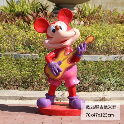 公园一只谈吉他的玻璃钢米老鼠博鱼网页版