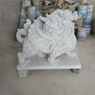园林别墅大理石石雕镇宅貔貅