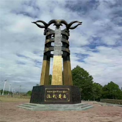 户外广场大型不锈钢景观博鱼网页版摆件