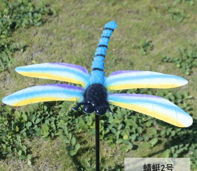 大学花园小区彩绘玻璃钢蜻蜓博鱼网页版