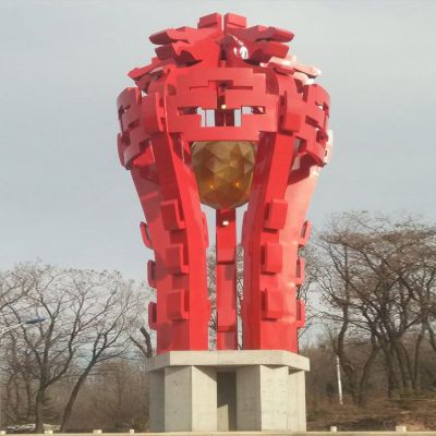 大型不锈钢书本镜面博鱼网页版 城市学校广场地标性金属摆件