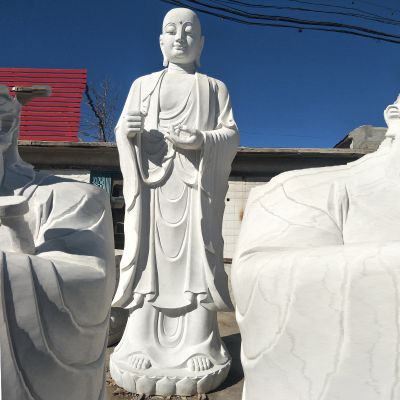 景区广场大型户外人物景观汉白玉石雕佛像地藏王博鱼网页版