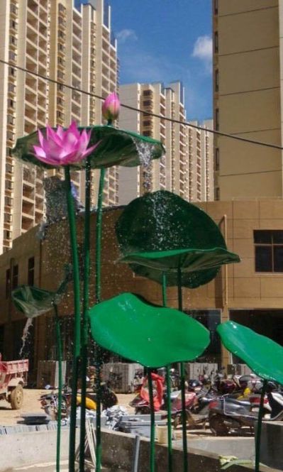 不锈钢小区彩色荷花博鱼网页版