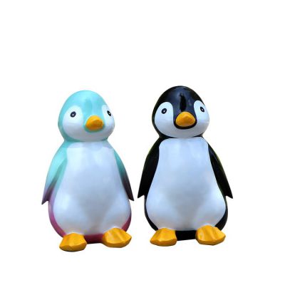 园林景区玻璃钢卡通企鹅博鱼网页版