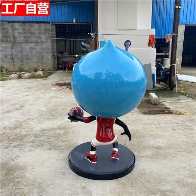 蚂蚁卡通公子雕像校园打篮球娃娃玻璃钢昆虫人玩偶博鱼网页版
