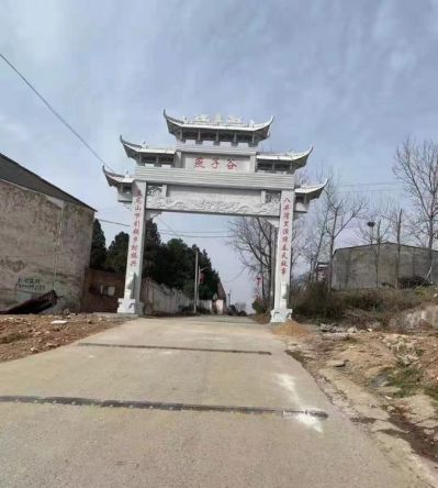城镇街道大理石石雕大型牌坊博鱼网页版