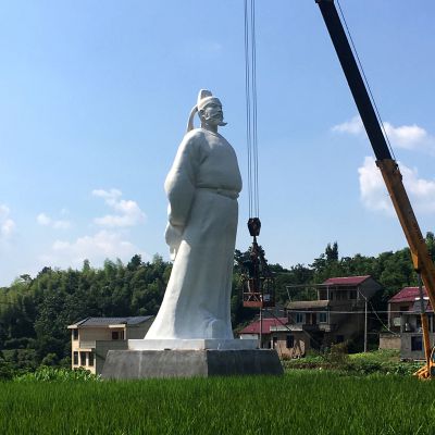 景区公园大型汉白玉诗仙李白博鱼网页版