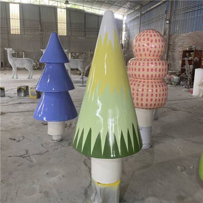 玻璃钢彩绘商场公园卡通树