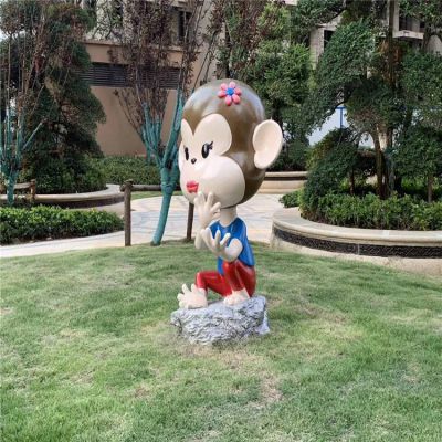 游乐园景观摆件玻璃钢卡通博鱼网页版
