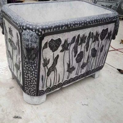 青石石雕景观庭院石缸博鱼网页版