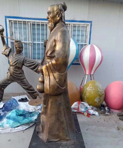 户外古代人物名医铜雕华佗博鱼网页版