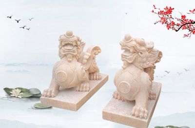 石雕神兽大理石貔貅博鱼网页版