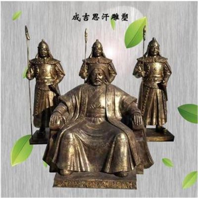 铜雕景观户外园林创意成吉思汗博鱼网页版