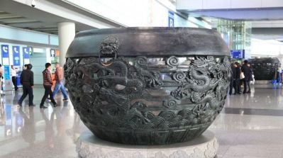 浮雕水缸龙浮雕广场景观缸博鱼网页版
