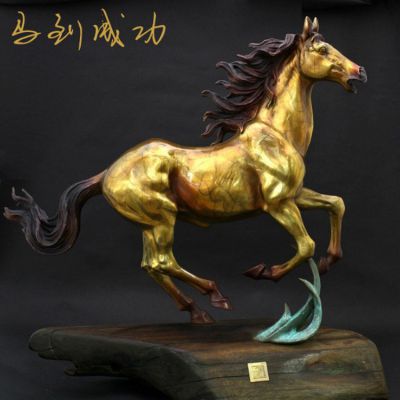 马到成功铜马摆件户外广场大型摆件