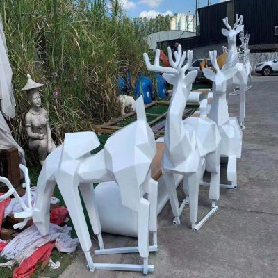 不锈钢抽象几何小鹿博鱼网页版