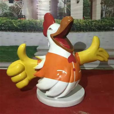 公司形象玻璃钢卡通人物小品博鱼网页版