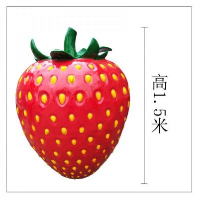 玻璃钢仿真草莓博鱼网页版摆件博鱼网页版