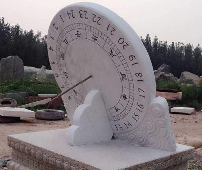 户外景区大型计时器汉白玉石雕日晷博鱼网页版