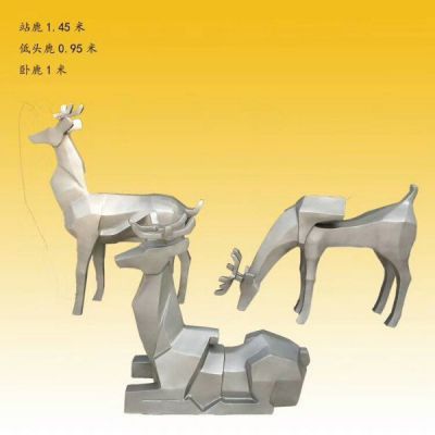 房地产户外玻璃钢切面鹿动物博鱼网页版