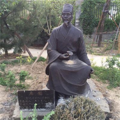 景区街道玻璃钢仿铜民俗小品人物博鱼网页版