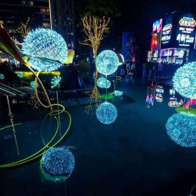 现代城市广场室外不锈钢镂空亮化灯景观博鱼网页版