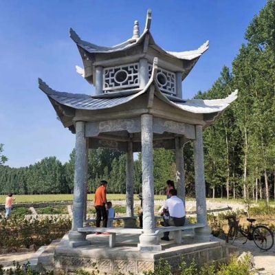 户外公园中式多层六角凉亭博鱼网页版