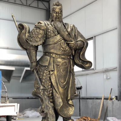 铜雕寺庙大型武财神关公博鱼网页版