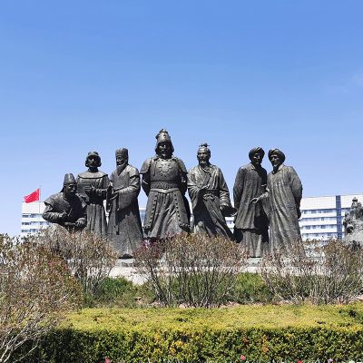 景区公园景观铜雕成吉思汗博鱼网页版
