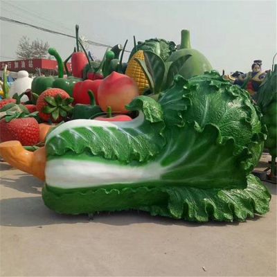 农场玻璃钢彩绘仿真大型白菜小品博鱼网页版