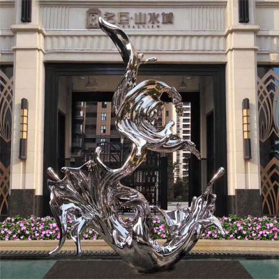 不锈钢博鱼网页版 城市广场雕像耐磨耐腐蚀园林博鱼网页版摆件