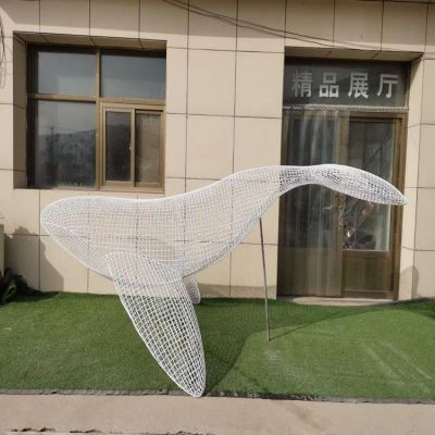 不锈钢金属网格创意鲸鱼博鱼网页版