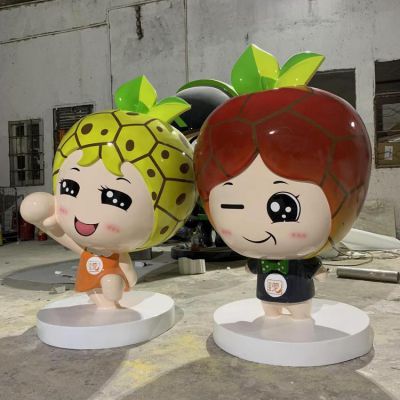 玻璃钢荔枝卡通创意  水果蔬菜模型 商场植物博鱼网页版摆件