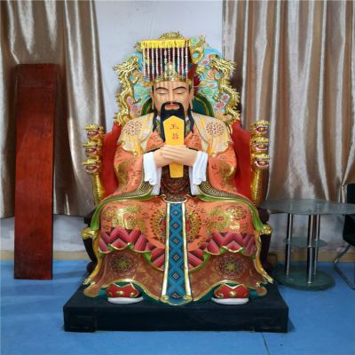 寺庙玻璃钢树脂供奉神佛东岳大帝博鱼网页版