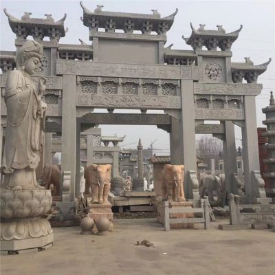 青石石雕景观大理石石雕牌坊博鱼网页版